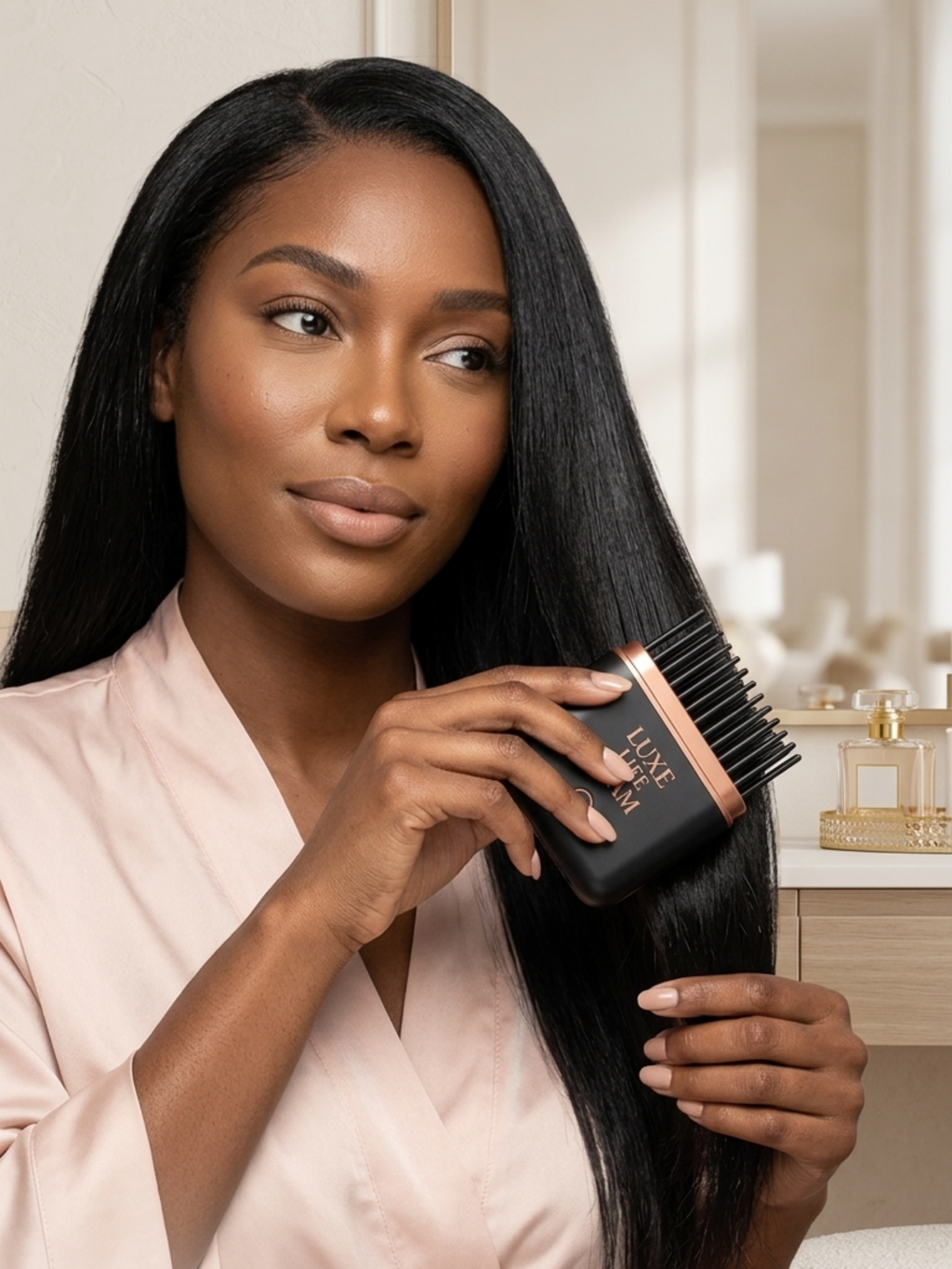 Luxe Life Wireless Mini Hot Comb